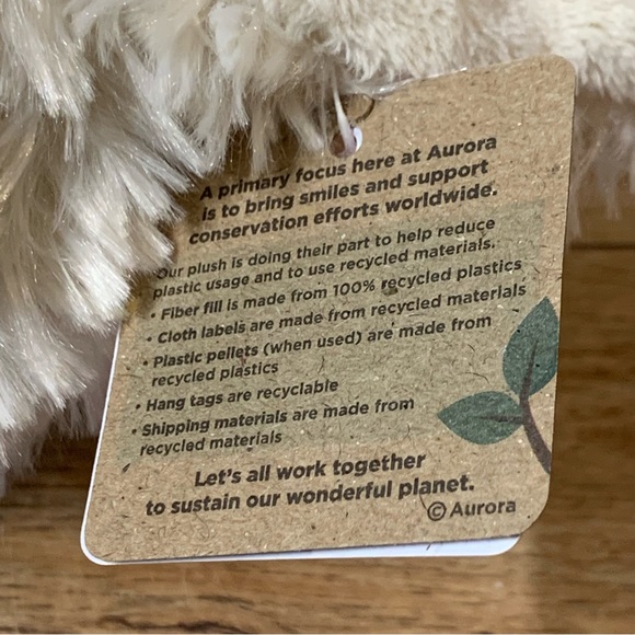 New! Aurora Llama Drama Coconut Plush Stuffed Animal Stuffie Eco Friendly - Picture 9 of 12